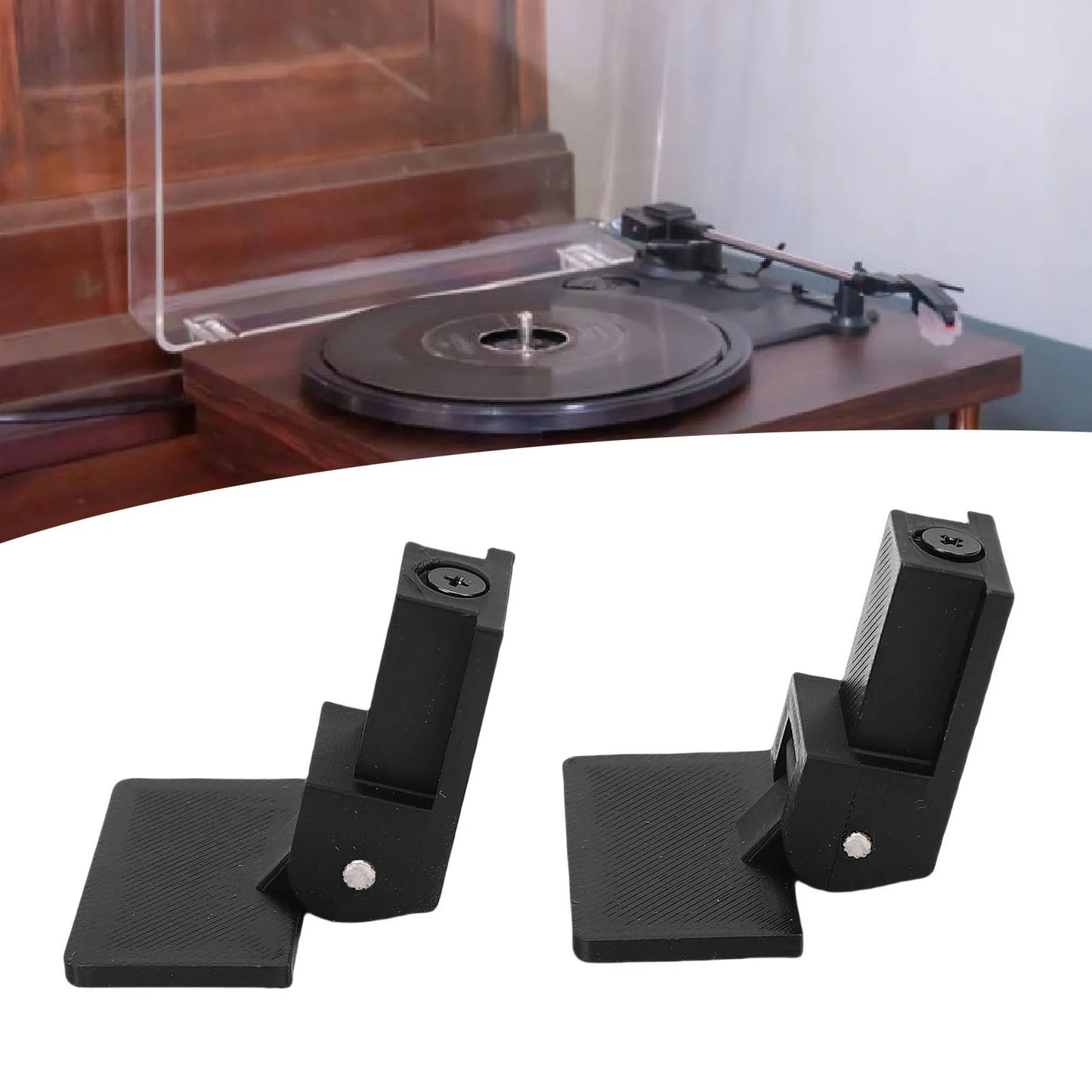 Turntable Dust Cover Hinges for Audio-Technica LP120 LP60X (2pcs)