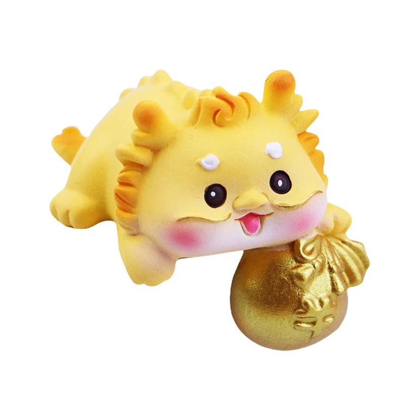 Mini Funny Resin Figurine | Cute Desk & Dashboard Sculpture