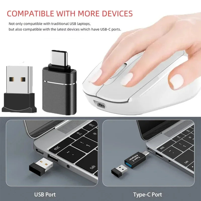 Wireless Mouse Rechargeable Gamer Mouse Dual Modes Bluetooth-compatible 2.4G USB Mute Mice For Laptop Pad Tablet Macbook Mause Peaceful Pleasures Health and Wellness