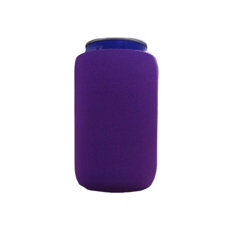 Cooler Sleeves Bulk Sublimation Insulated Foam for Beer Collapsible Plain Drink Holder Cold Soda Insulator, 12oz Regular Peaceful Pleasures Health and Wellness Purple