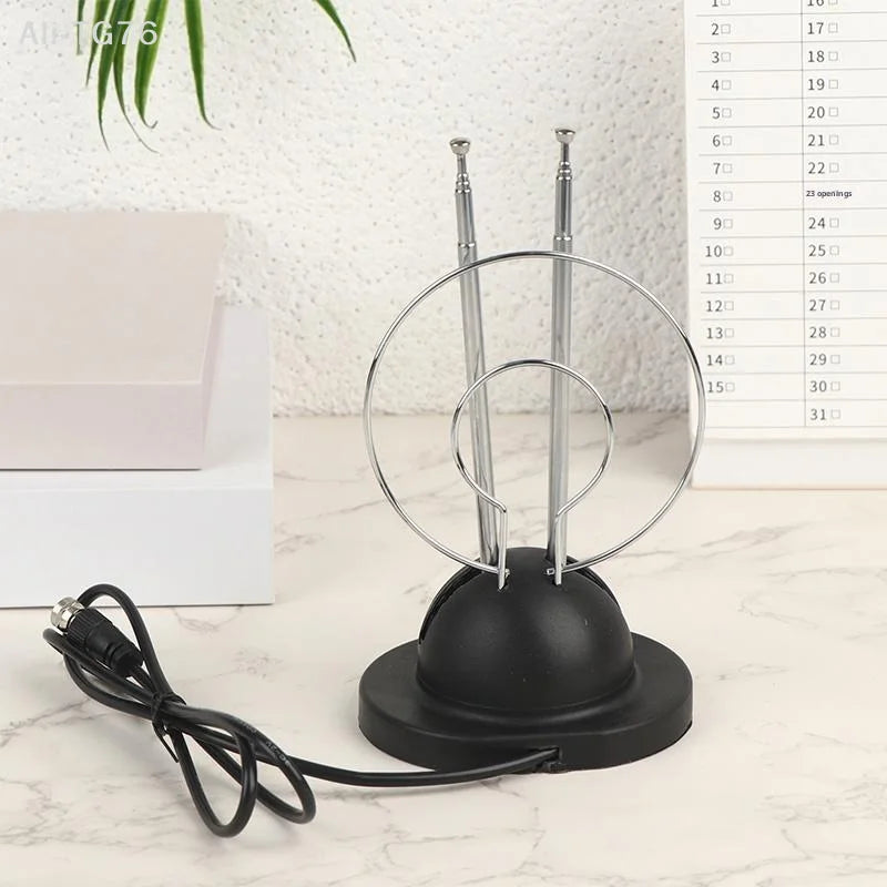 Indoor Loop Rabbit Antenna – VHF/UHF/HDTV Analog & Digital
