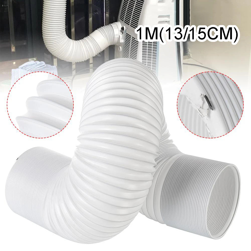 130 Universal Duct Extension Pipe Extra Long Air Conditioner Exhaust