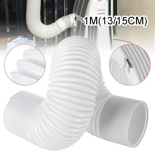 130 Universal Duct Extension Pipe Extra Long Air Conditioner Exhaust Peaceful Pleasures Health and Wellness