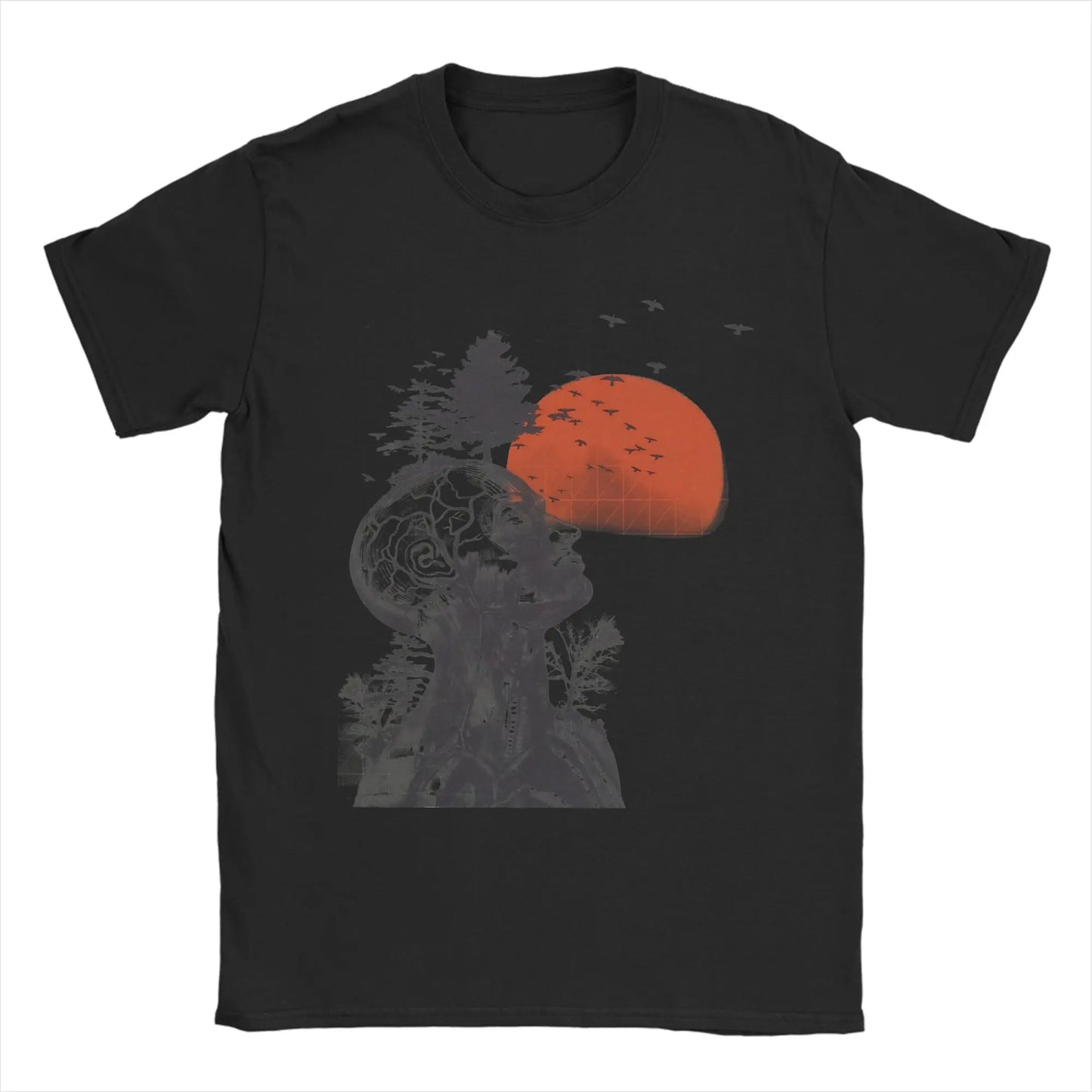 Men's T-Shirt Alan Hangover Awesome Pure Cotton Tee Shirt Short Sleeve T Shirts Round Collar Clothes Summer Peaceful Pleasures Health and Wellness black S