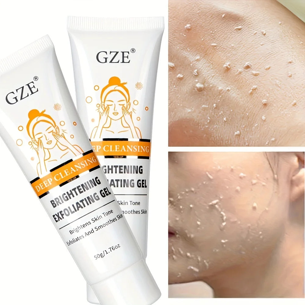 GZE Castor Oil Exfoliating Gel – Face & Body Scrub 50g