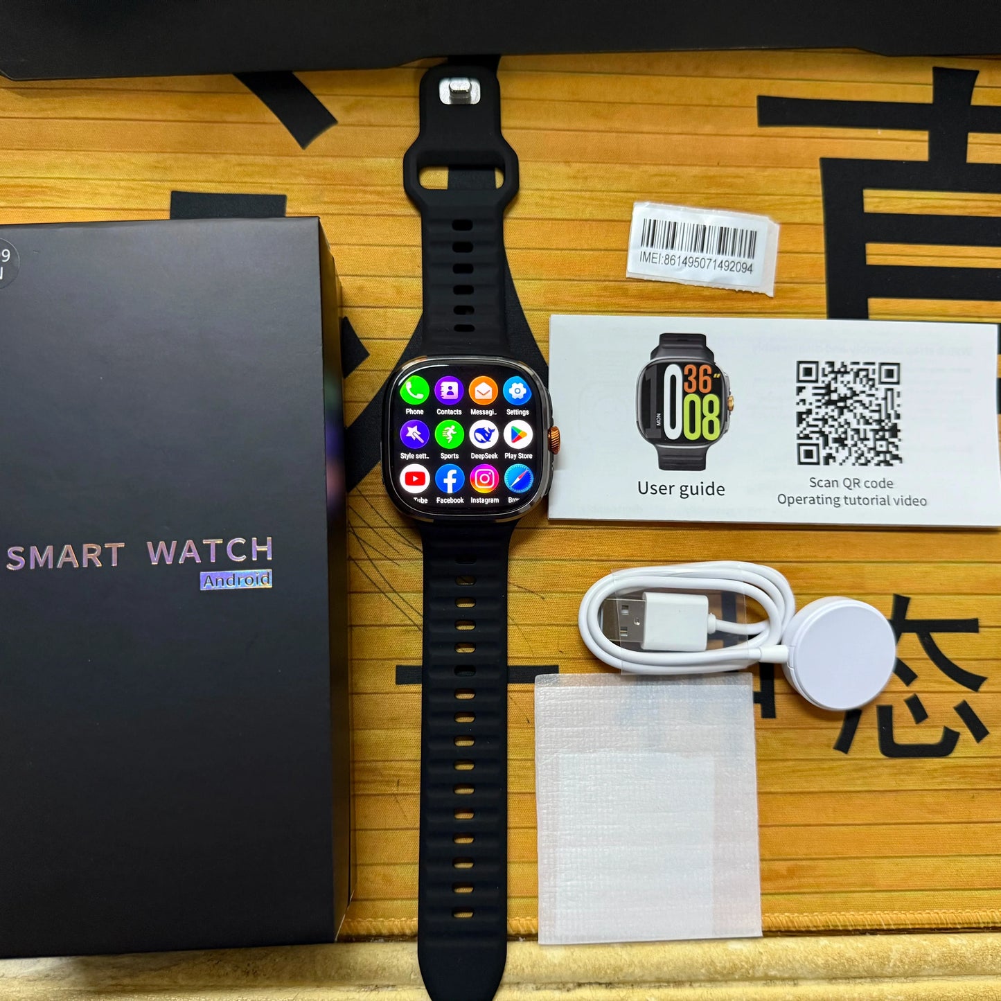 Zestbolt 4G Android 10 Smartwatch 2.4" AMOLED GPS 32GB+512GB