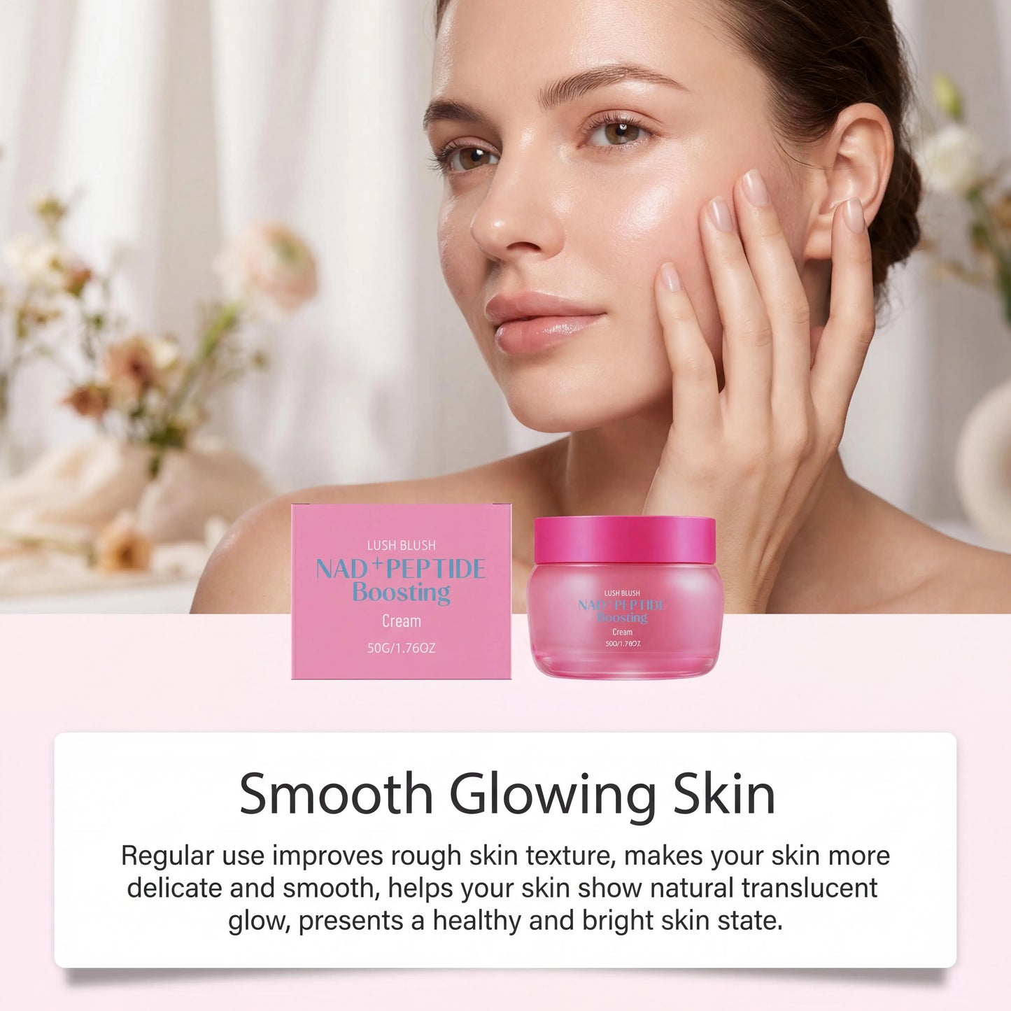 NAD+ Peptide Anti-Wrinkle Lifting Cream Peaceful Pleasures Health and Wellness