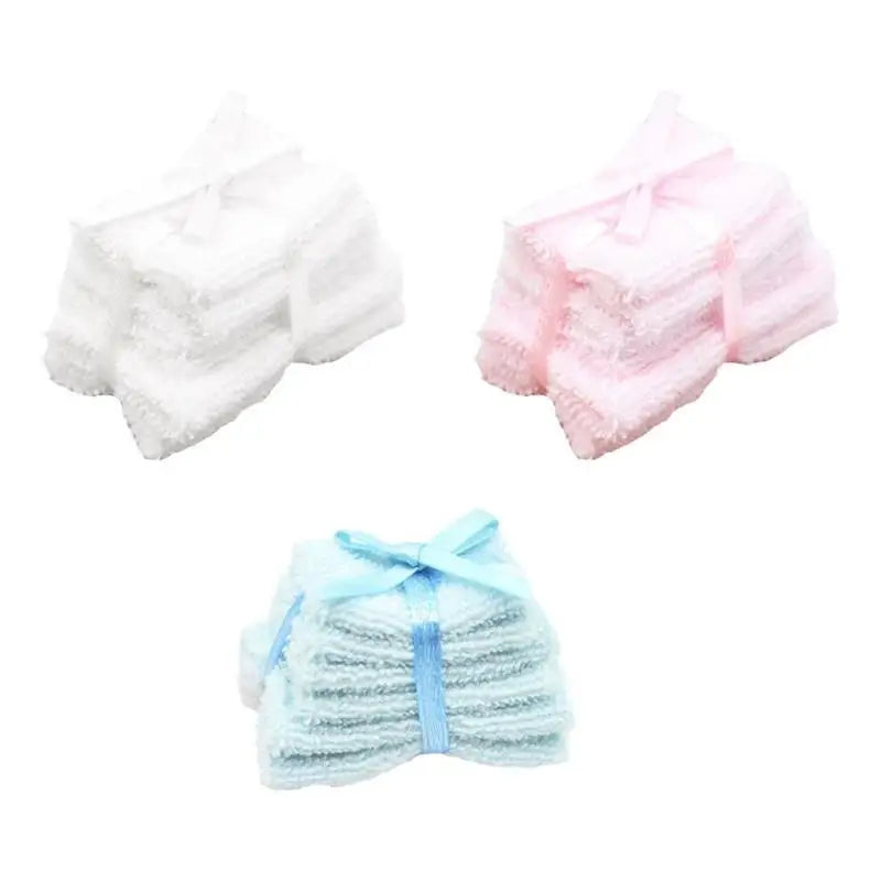 1/12 Dollhouse Miniature Bath Towel Model – Fabric Accessory