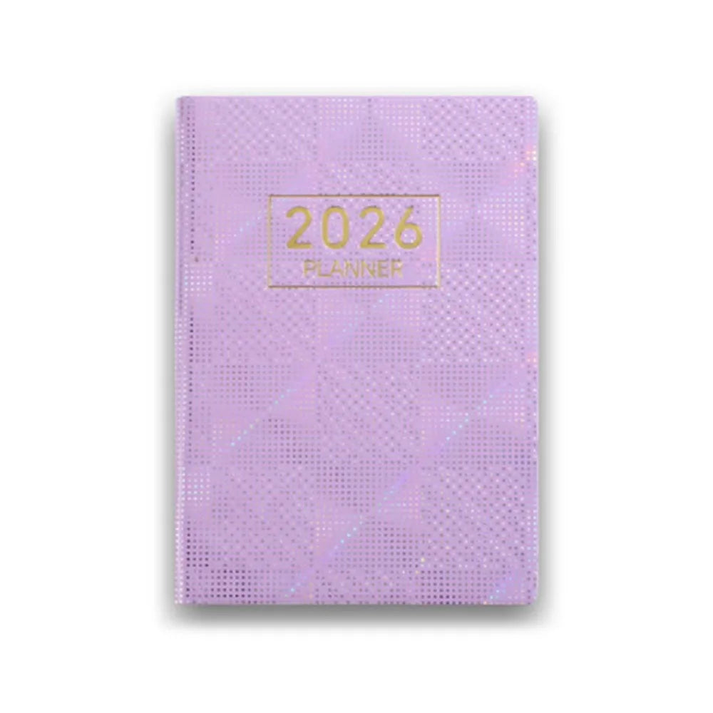 Simple Thick A7 Mini Notebook Square Calendar Weekly Planner Notepad To Do List School Office Portable Pocket Memo Work Planner Peaceful Pleasures Health and Wellness Style 1