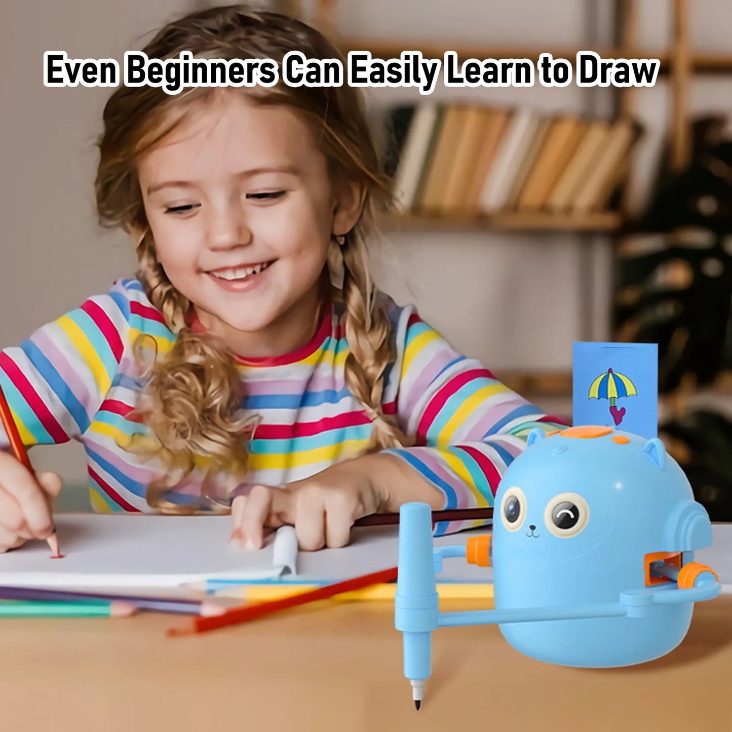 Smart Drawing Robot Educational ABS Painting Easy Operate Safe