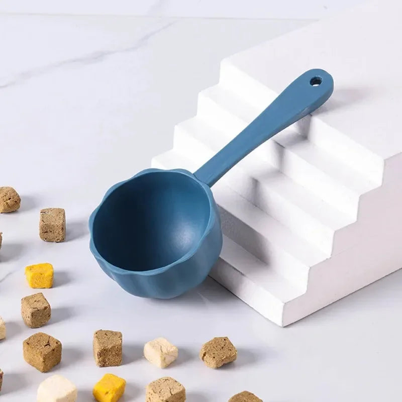 Round Bottom Pet Food Scoop – Cat & Dog Measuring Spoon