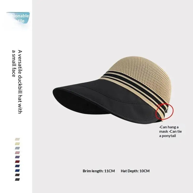 Women's Wide Brim Straw Sun Hat – Breathable UV Protection