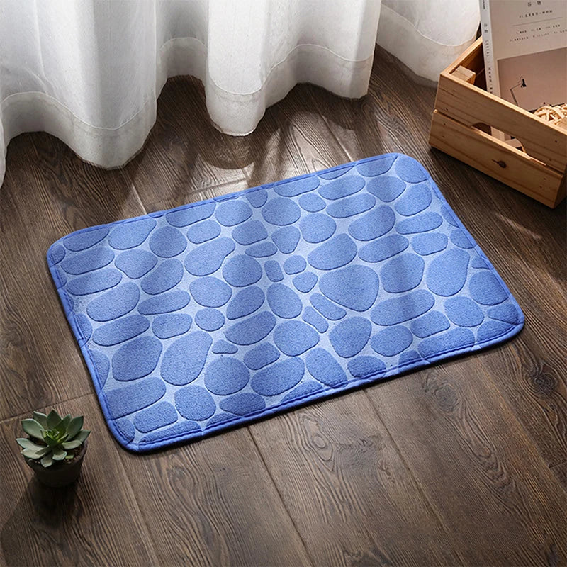 Super Absorbent Non-Slip Bath Mat | Soft Coral Fleece Rug