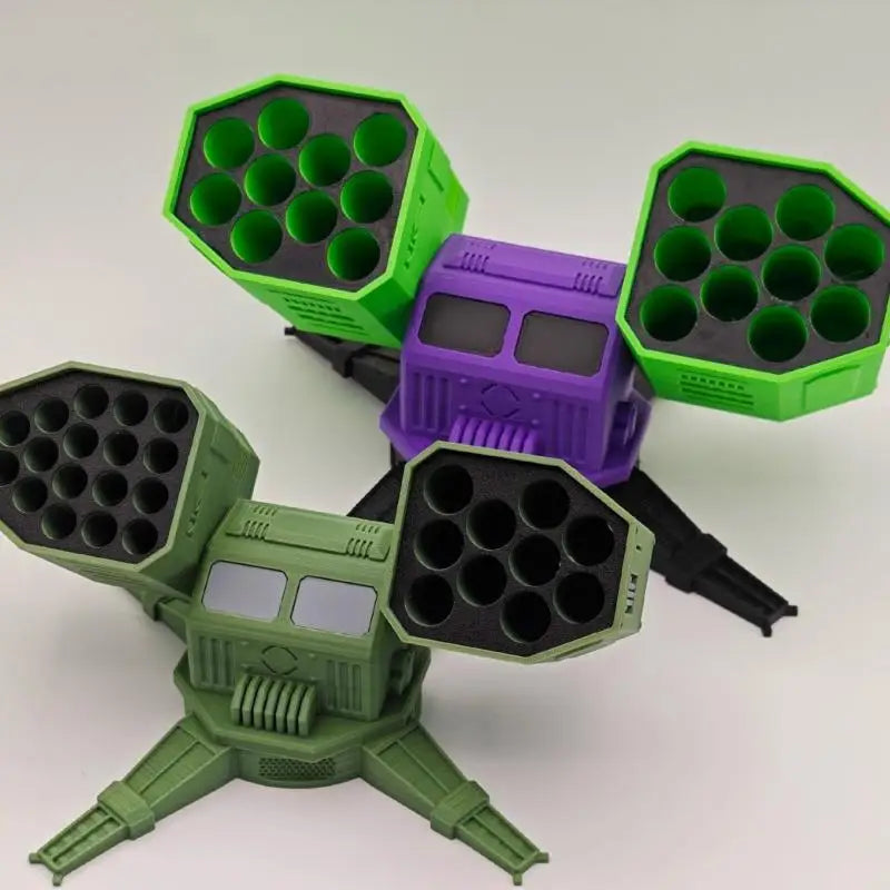 3D Printed Battery Organizer – AA/AAA/18650 Desktop Storage