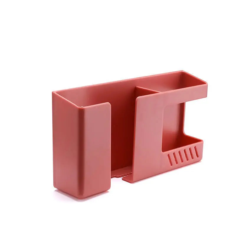 2-in-1 Wall-Mounted Phone & Remote Control Storage Rack