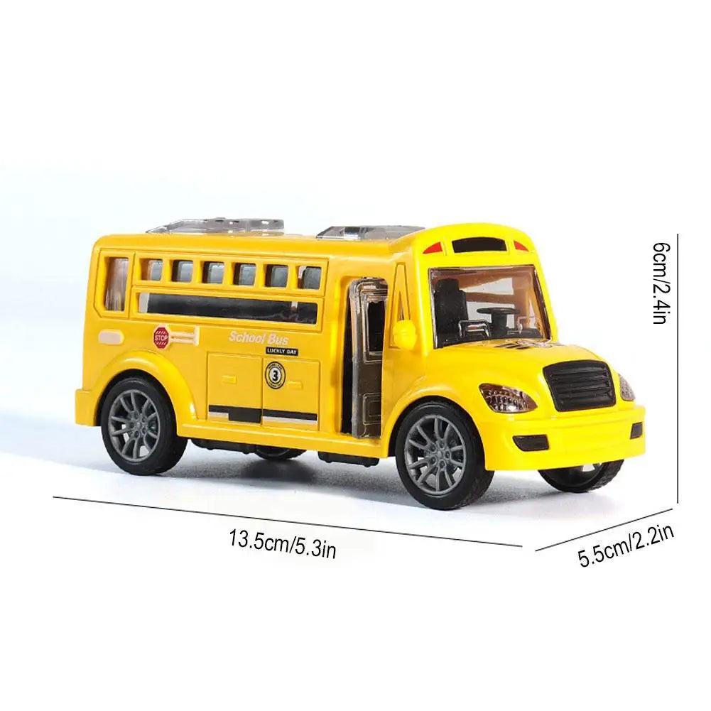 Inertia School Bus Toy with Openable Doors | Kids' Model