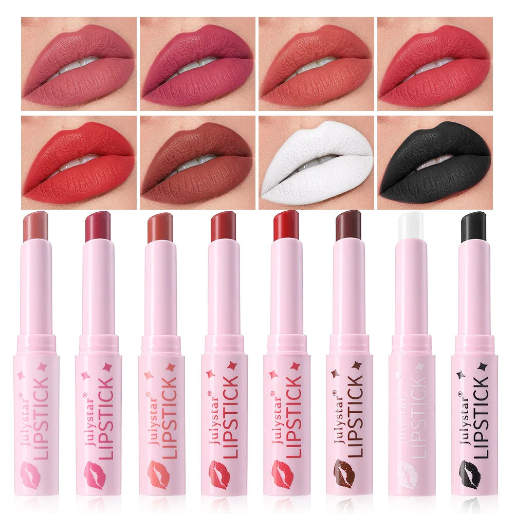 Matte Velvet Lipstick Pen – 8 Colors, Waterproof, Long Lasting