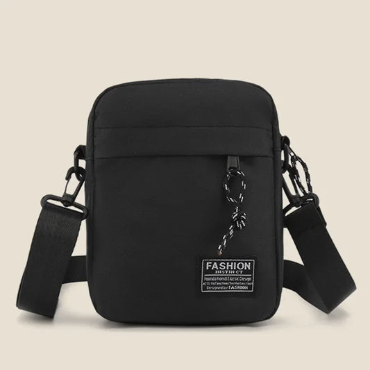 Women's Bag Small Square Bag Diagonal Crossover Oxford Cloth Men's Satchel Fashion Hand Machine Casual Handbags Luggage Bags Peaceful Pleasures Health and Wellness Black