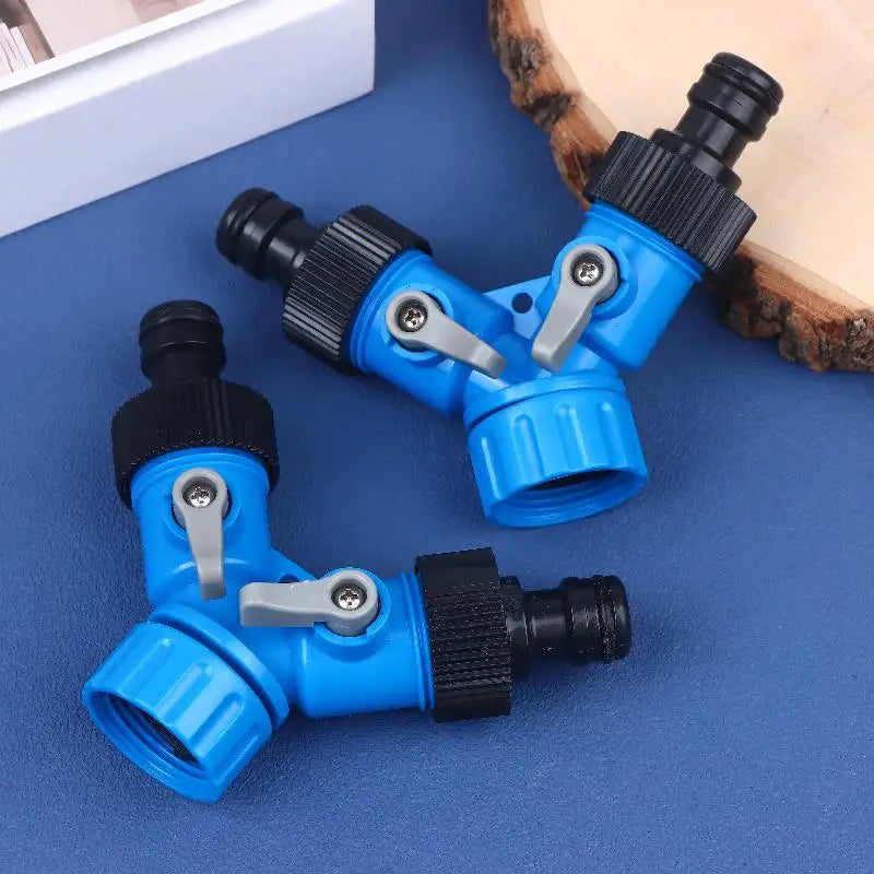 3/4'' Threaded Female Shunt Valve, Y-Connector Faucet Water Splitter for Garden Irrigation System Peaceful Pleasures Health and Wellness 1pcs