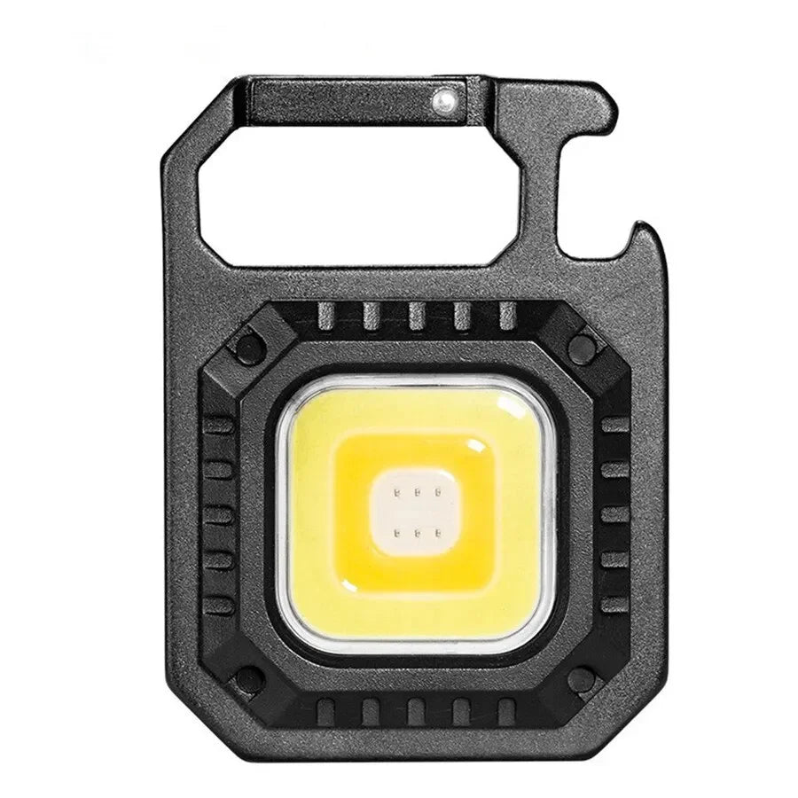 Mini Magnetic COB LED Flashlight 800 Lumens USB Rechargeable