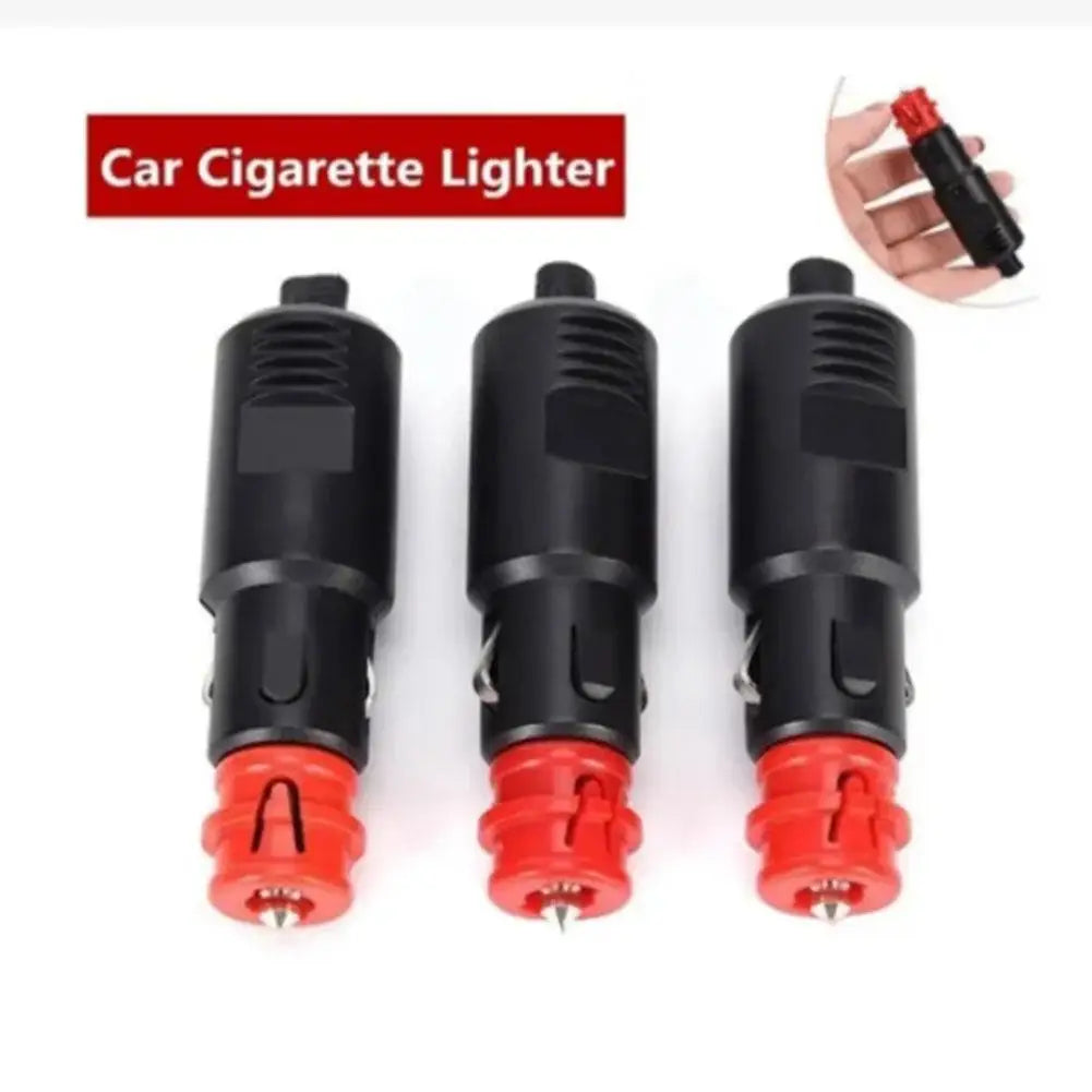 High quality Car cigarette Lighter Socket Male Plug Adapter Power Connection 12-24V With Fuse 8A Peaceful Pleasures Health and Wellness