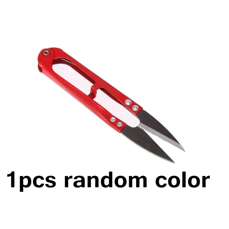 U-Shape Mini Fishing Scissors – Stainless Line Cutter 1/10Pcs