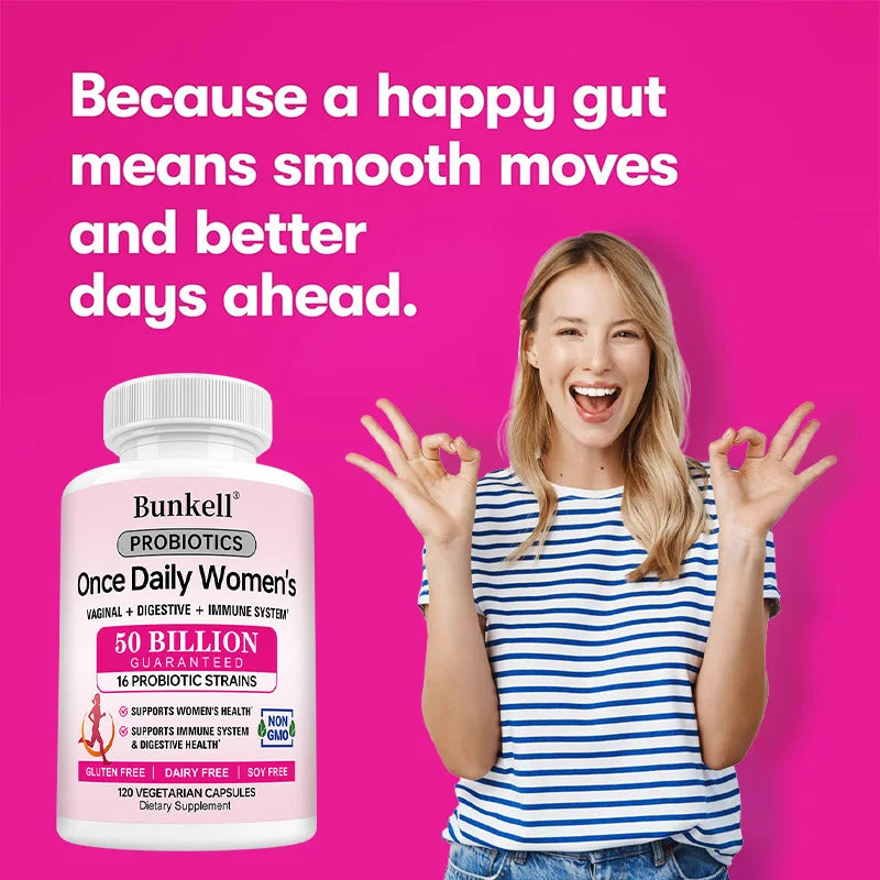Women's Probiotic 50B CFU - Gut, Vaginal, Urinary & Immune Health Support, Promotes Nutrient Digestive Function & Overall Health Peaceful Pleasures Health and Wellness
