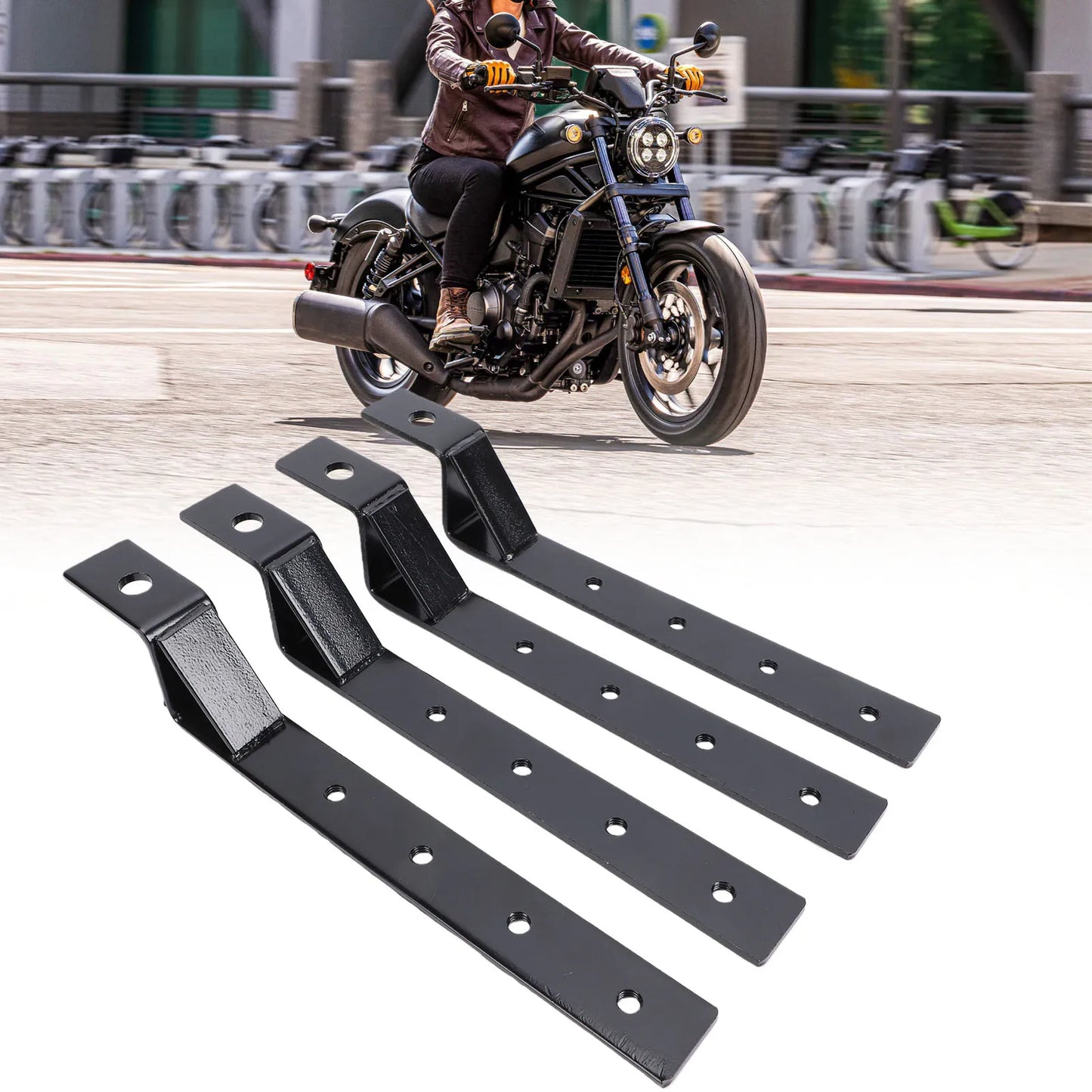 Motorcycle Saddlebag Mounting Bracket – Adjustable Carbon Steel