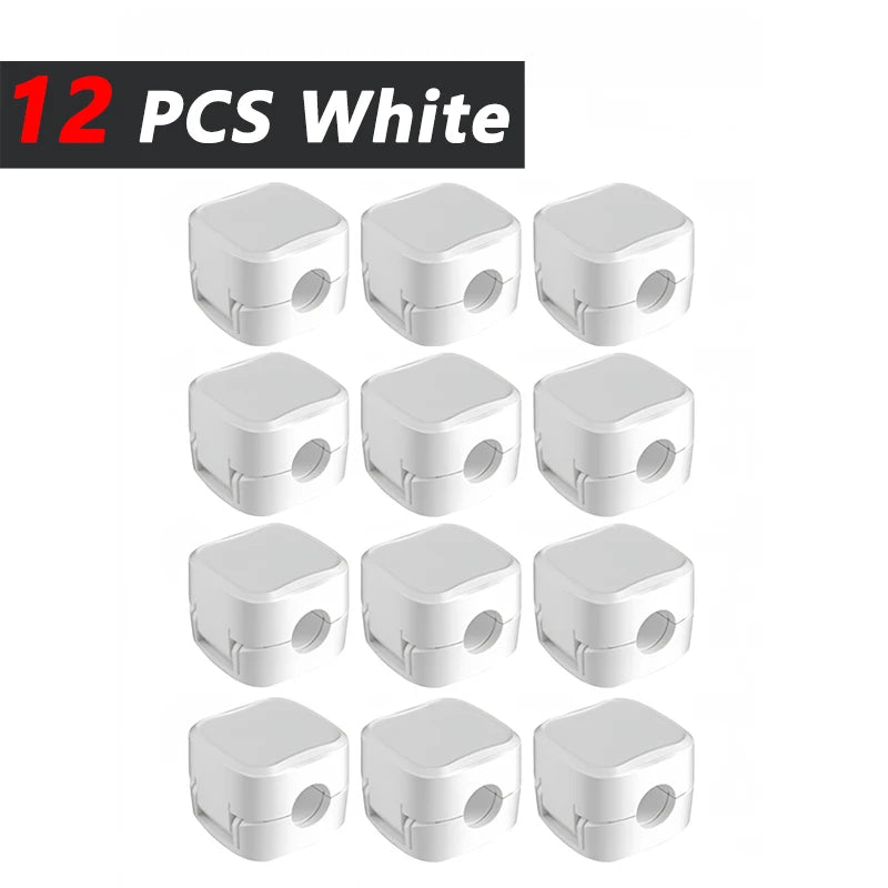 Adhesive Cable Clips | Cord Holder for Desk, Car & Wall