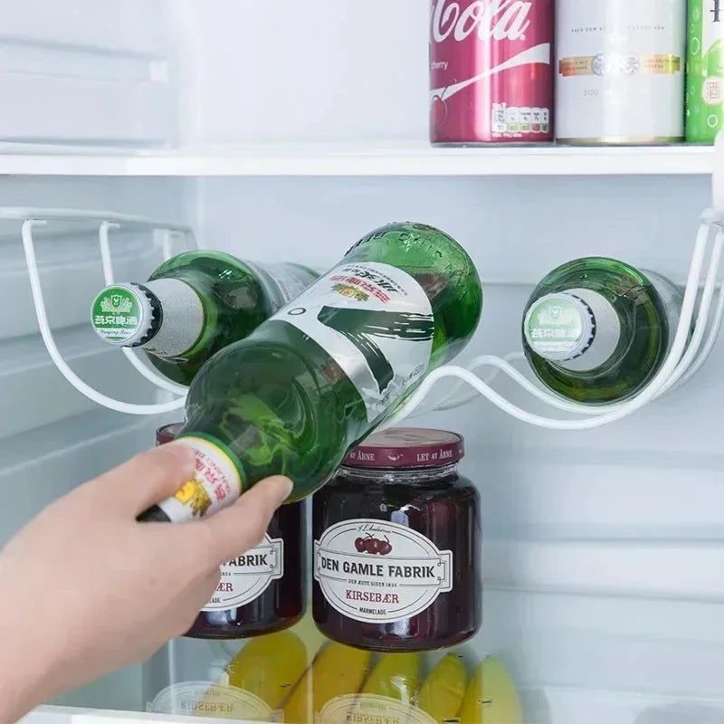 Simple Fridge Storage Rack Things To The House Refrigerator Beer Bottle Rack Wine Holder Cupboard Office Desk Organizer Shelves Peaceful Pleasures Health and Wellness