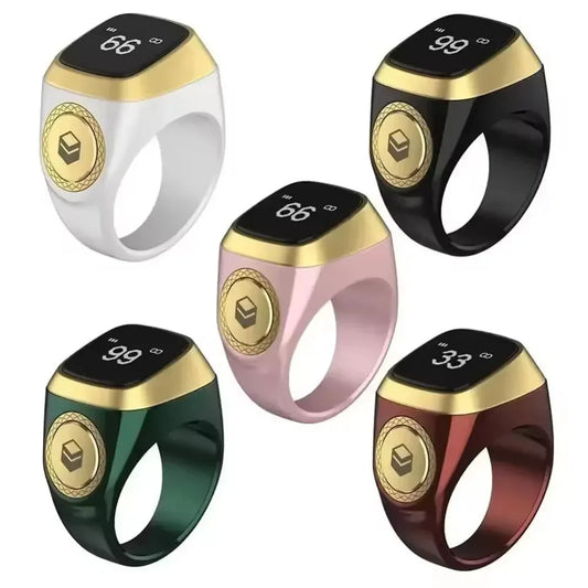 Smart Tasbih Zikr Ring – Digital Prayer Counter & Reminder Smart Prayer Ring Oasis Select