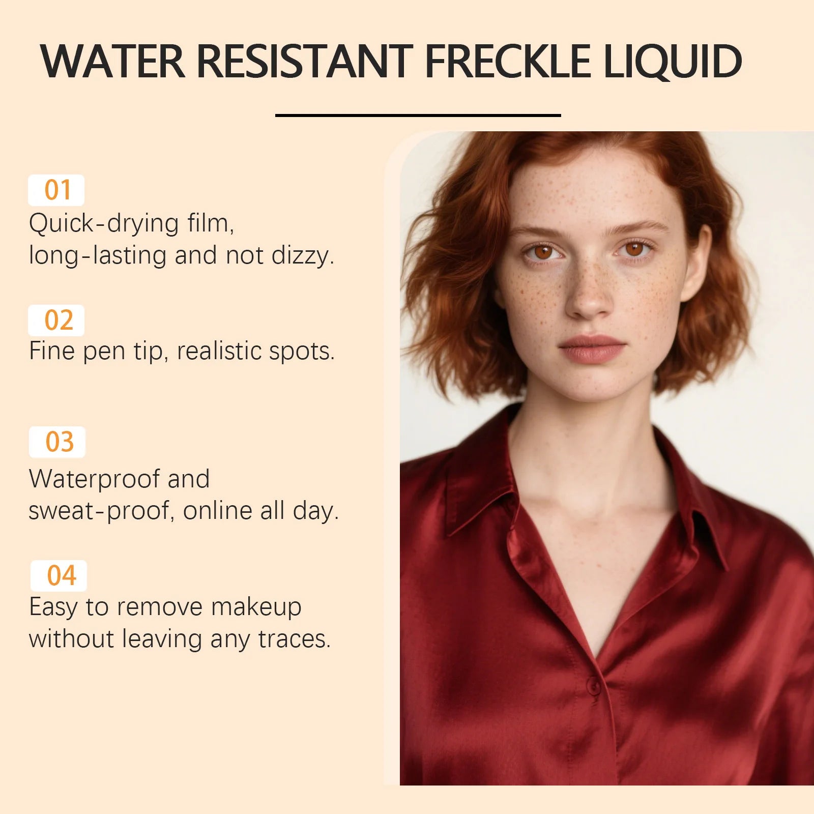 Waterproof Fake Freckle Pen – Realistic Faux Freckle Stamp Freckle Makeup Pen Peaceful Pleasures Health and Wellness