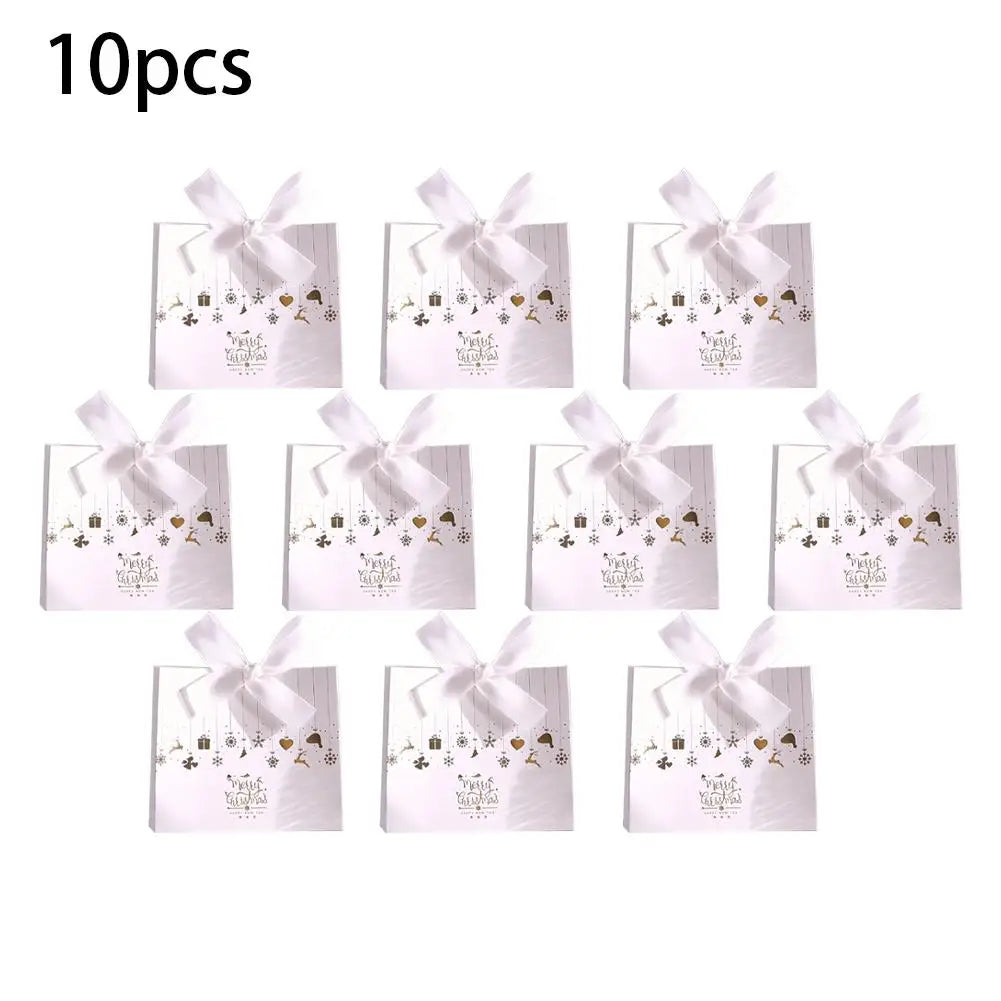 10-Piece Christmas Gift Box Set – Santa Reindeer Candy Boxes