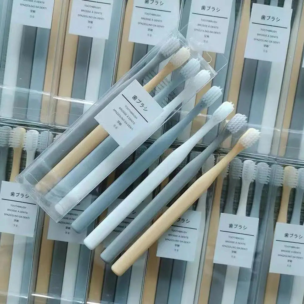 4-Pack Soft Bristle Toothbrush – Deep Clean & Sensitive Gums