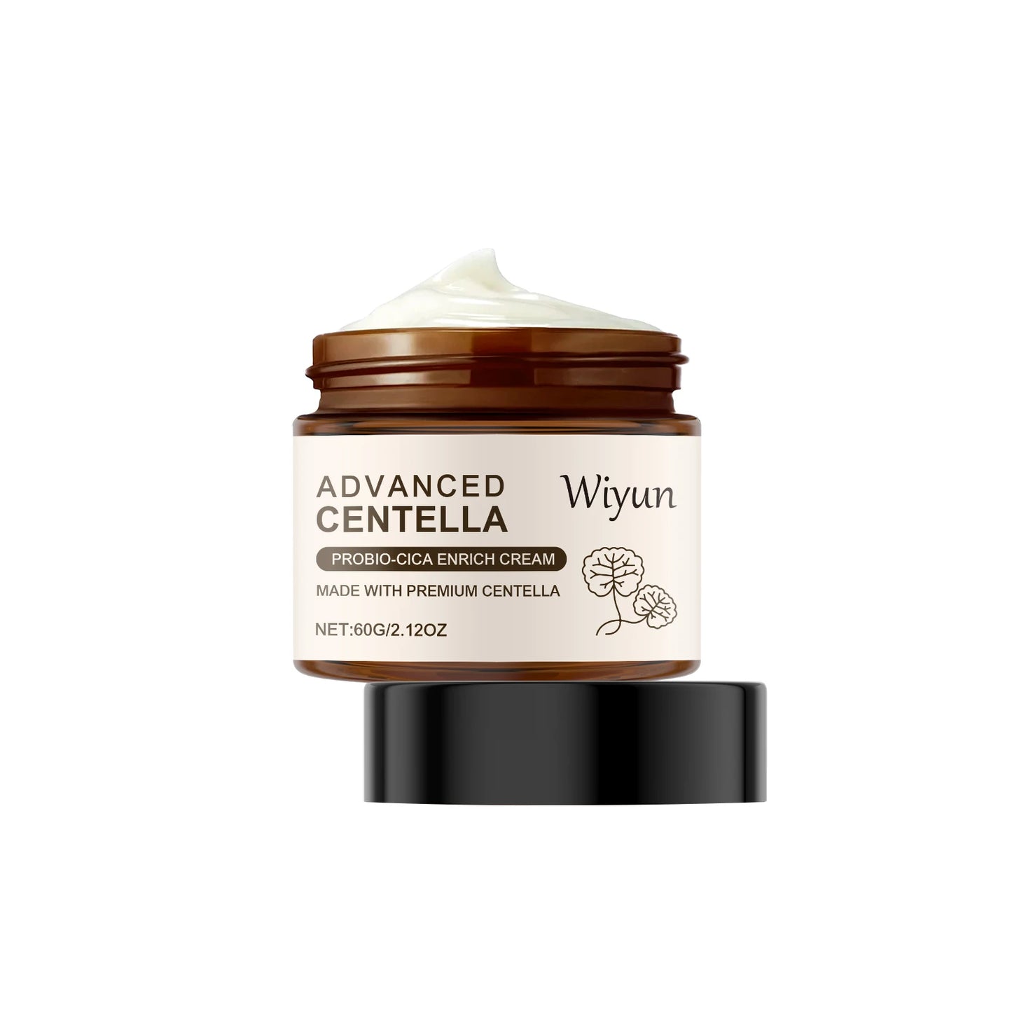 WIYUN Centella Probiotic Soothing Cream | 60g Facial Moisturizer