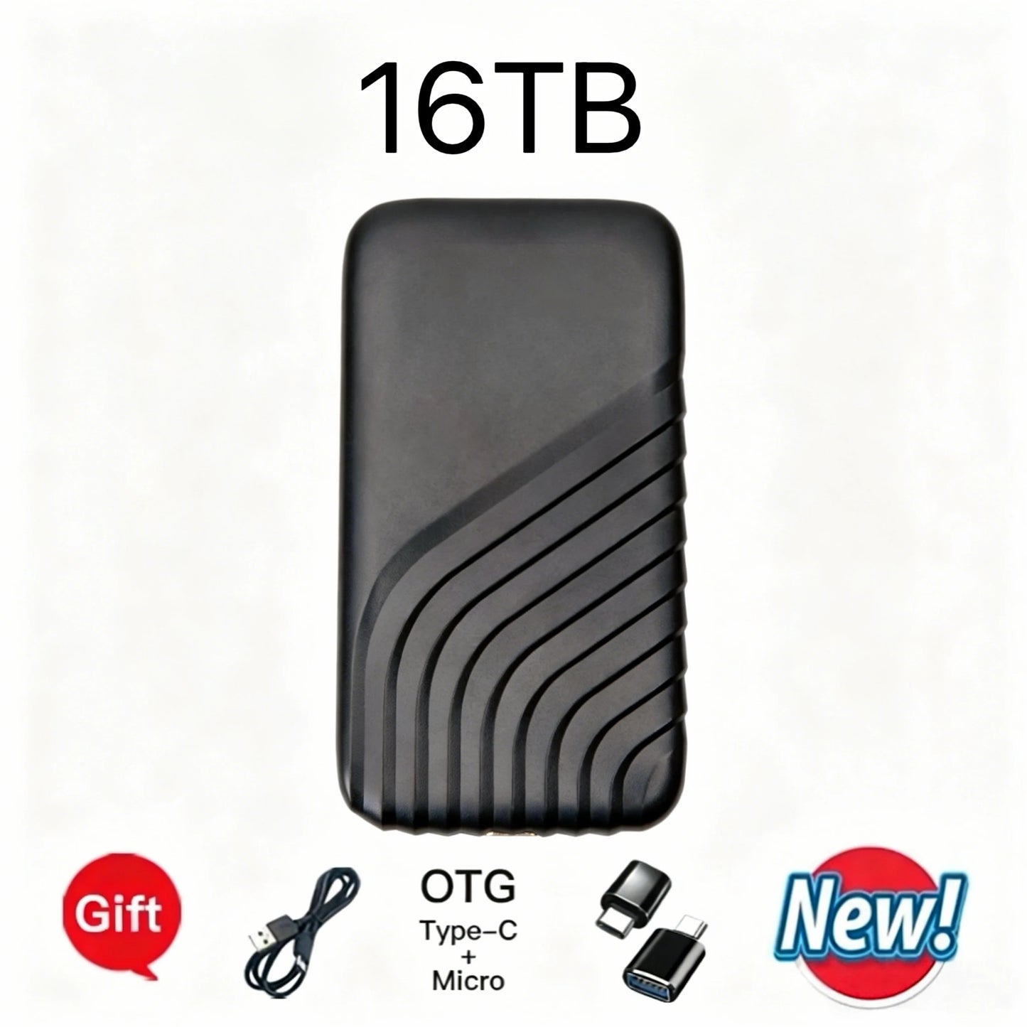 EOENKK USB 3.1 Type-C Portable External Hard Drive | PC & Mac