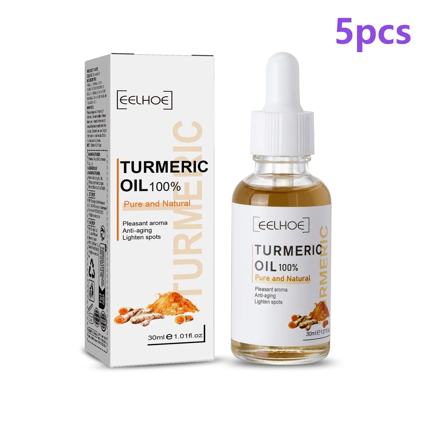 EELHOE Turmeric Face Oil – Brightening & Dark Spot Corrector 30ml
