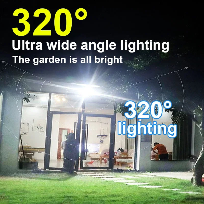 8000LM Solar Outdoor Light – 55 LED Motion Sensor IP65