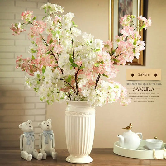 Artificial Silk Sakura Branch | Cherry Blossom Decor Artificial Flower Branch Oasis Select