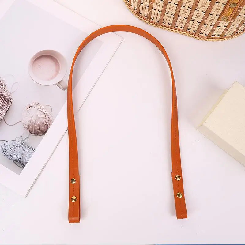 2Pcs PU Leather Bag Replacement Strap Handles – DIY Shoulder Bag
