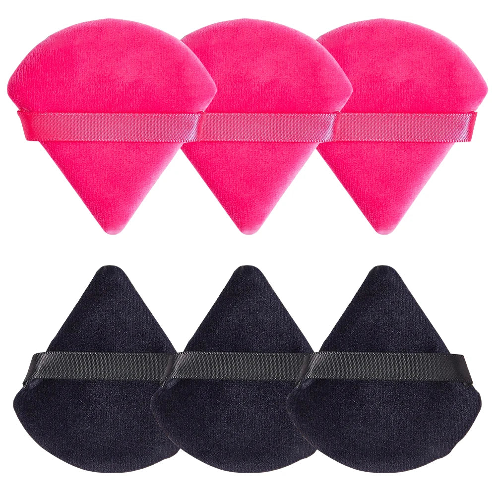 RUNTOIN Triangle Powder Puff Mini Finger Makeup Sponge 6-20 Pc