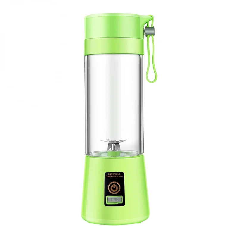 Small Fruit Ginger Lemon Sugarcane Fresh Orange Juicer Machine Hand Cup Portable Usb Kitchen Accessories Blenders and Juicer Peaceful Pleasures Health and Wellness green