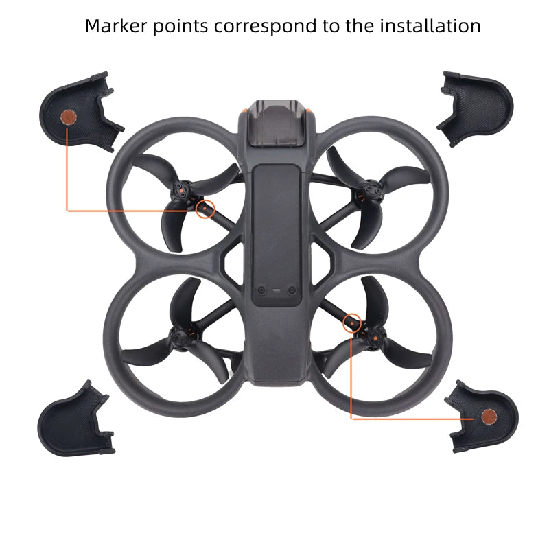 4PCS Landing Gear Protectors for DJI Avata 2 Prevent Bottom Wear And Tear for Avata2 Protective Covers Peaceful Pleasures Health and Wellness Default Title