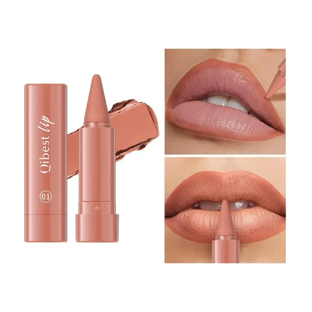 Twist Up Gradient Matte Lip Liner Crayon – Waterproof Lip Liner Peaceful Pleasures Health and Wellness 01