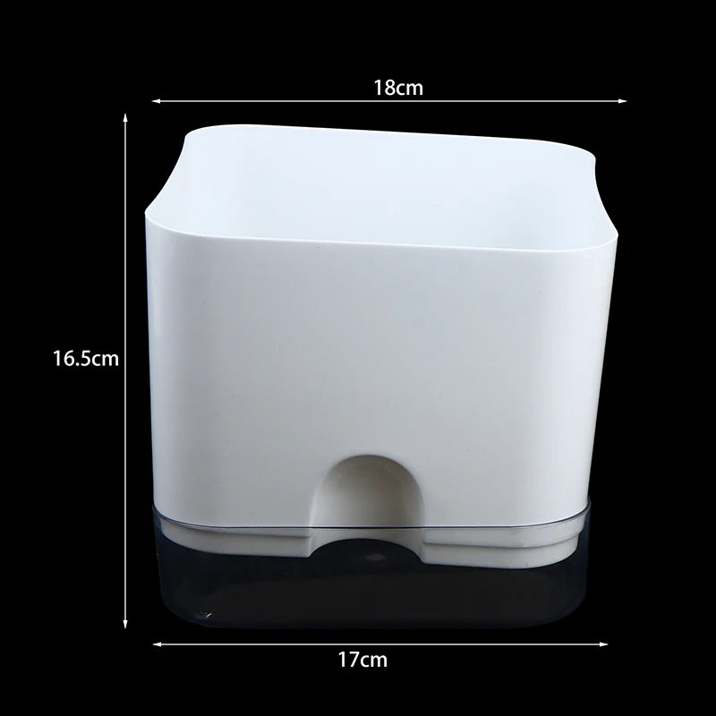 Self-Watering Double-Deck Plant Pot | Auto Wick Flowerpot