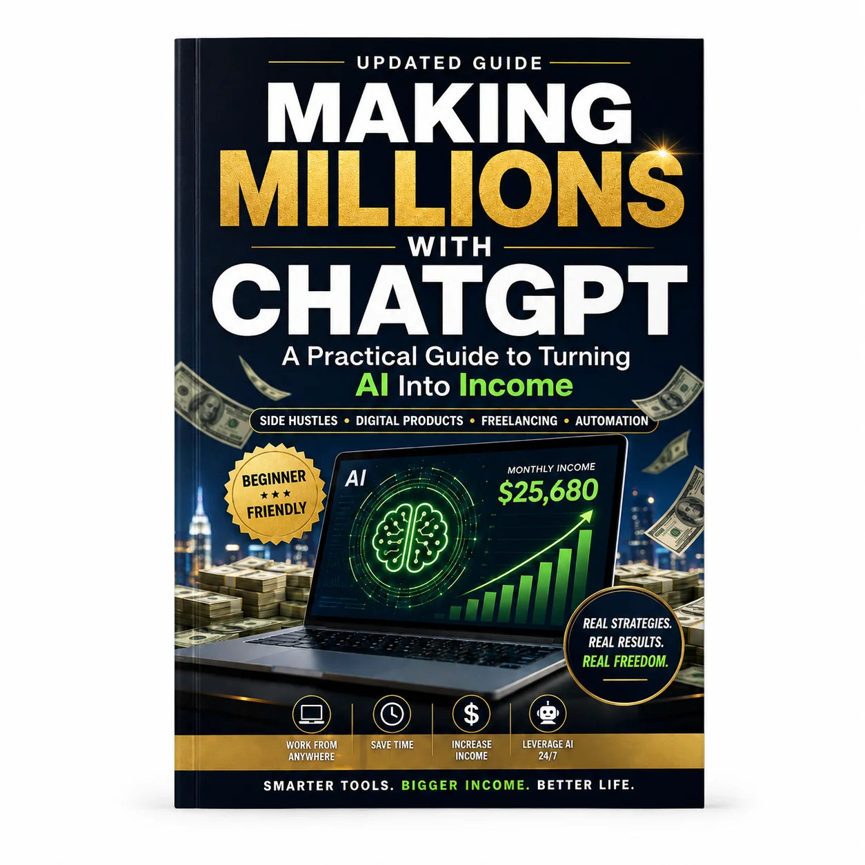 ChatGPT Income Guide Book Learn How Monetize AI Tools Work Home