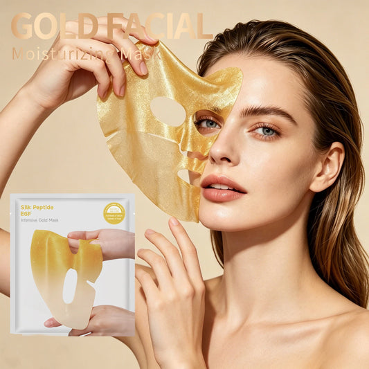 24K Gold Facial Mask – Hydrating, Firming & Brightening Gold Facial Mask Peaceful Pleasures Health and Wellness