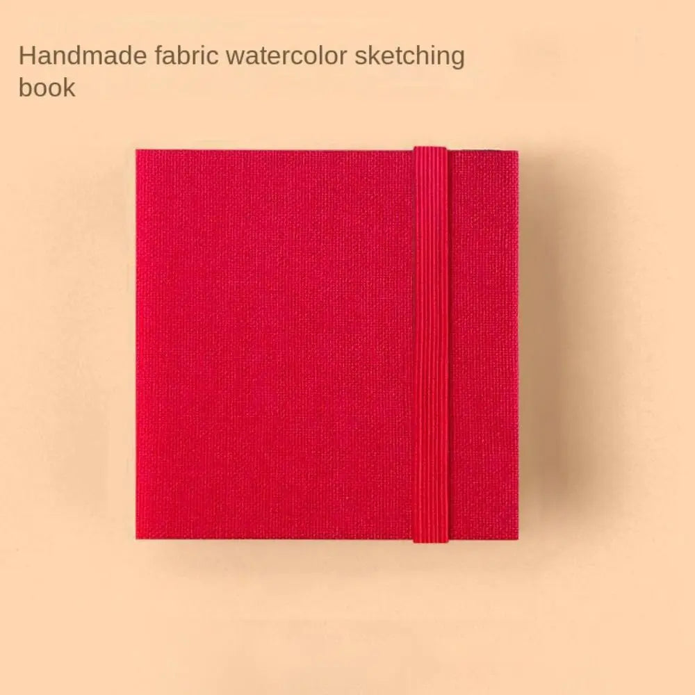 Mini Fabric Watercolor Sketchbook | 20 Sheets 300GSM Square