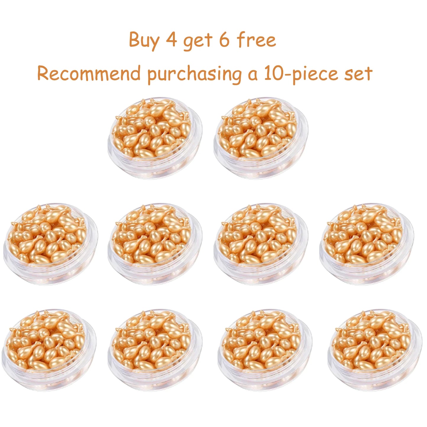 HOEGOA 30PCS Hair Regrowth Capsules Promotes Hair Growth Prevents Hair Loss Nourishes The Scalp Scalp Essential Oil Capsules Peaceful Pleasures Health and Wellness 30PCS x10
