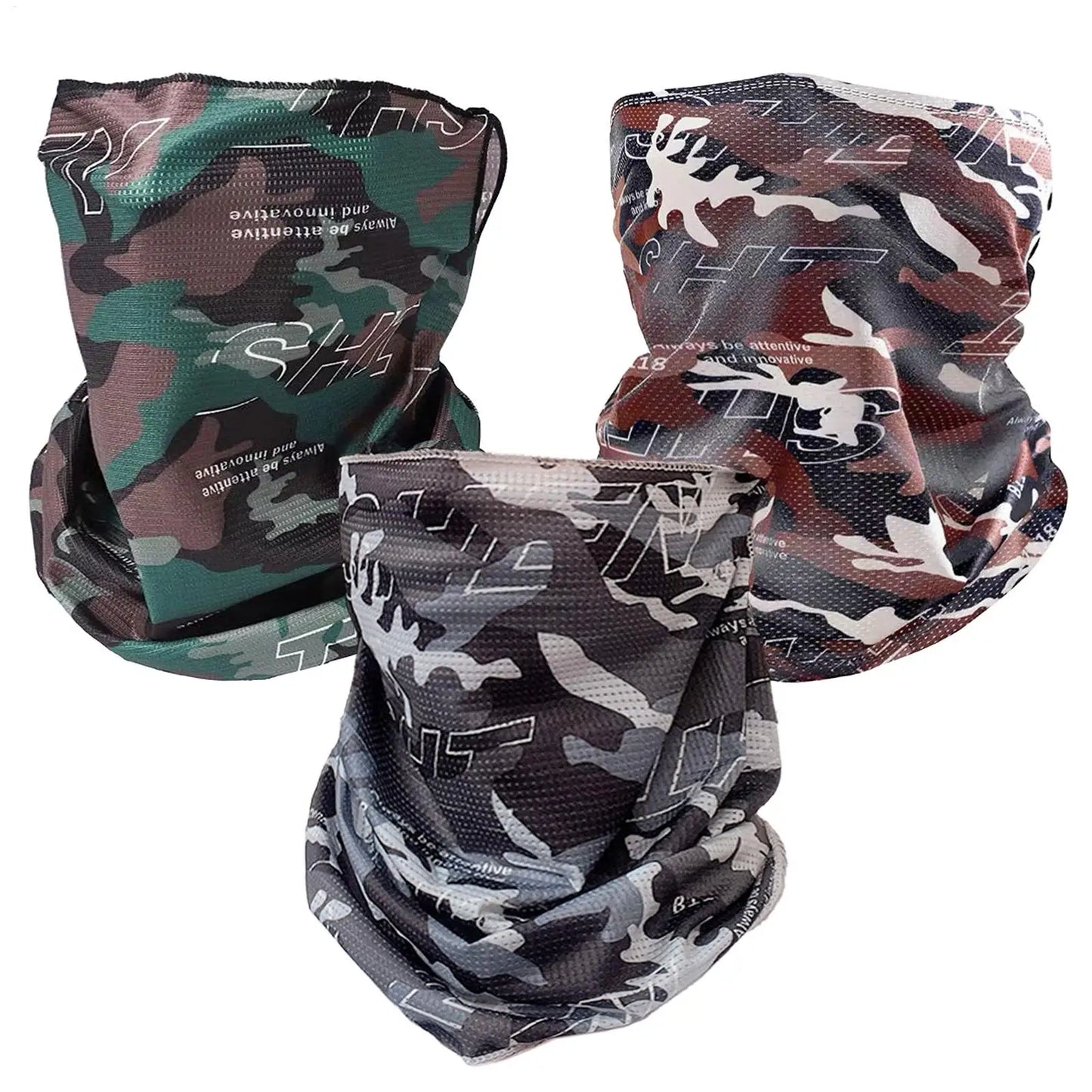 Ice Silk Face Gaiter – UV Protection & Windproof Head Wrap
